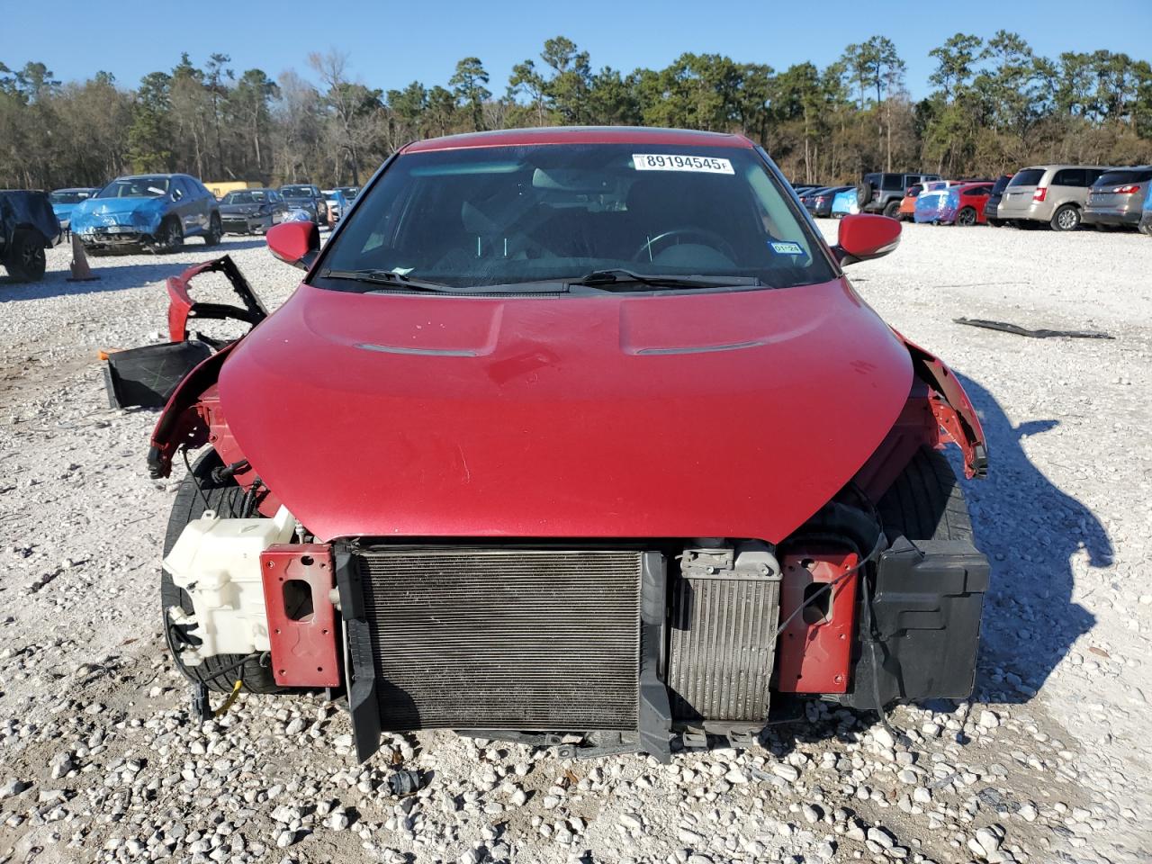 2015 Hyundai Veloster VIN KMHTC6AE3FU234695 Copart auction photo, front end / side damage thumbnail 5