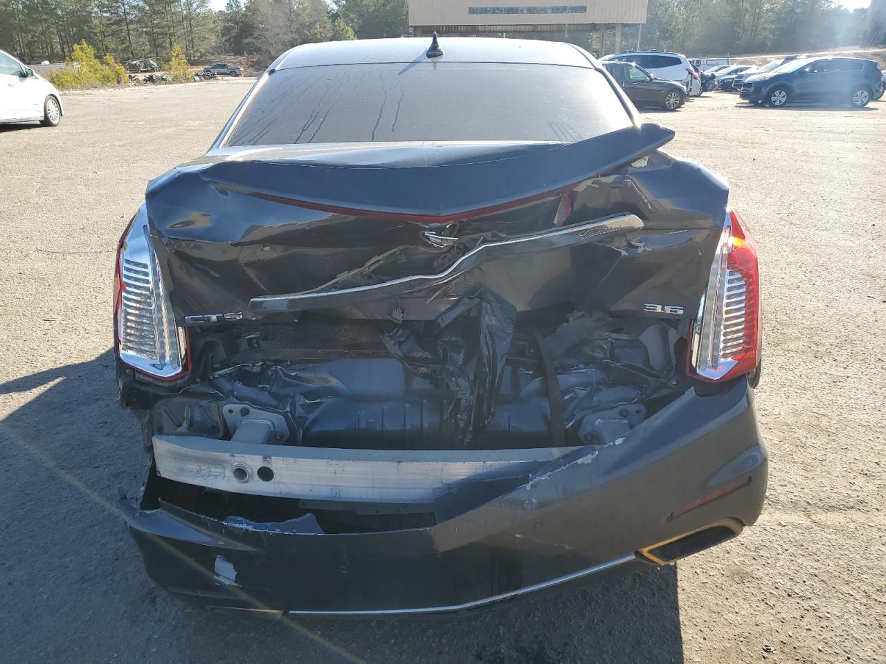 2014 Cadillac CTS VIN 1G6AR5S39E0140718 Copart auction photo, rear end damage thumbnail 6