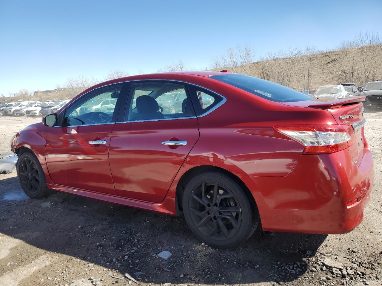 2013 Nissan Sentra VIN 3N1AB7AP7DL701424 Copart auction photo, front end / side damage thumbnail 2