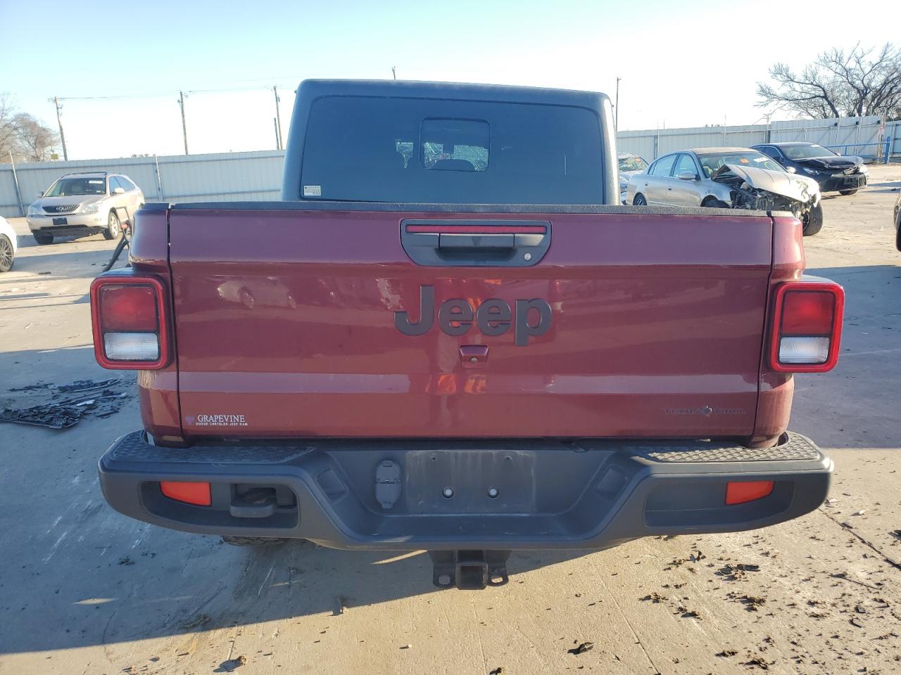 2021 Jeep Gladiator VIN 1C6HJTAG9ML581023 Copart auction photo, front end / side damage thumbnail 6