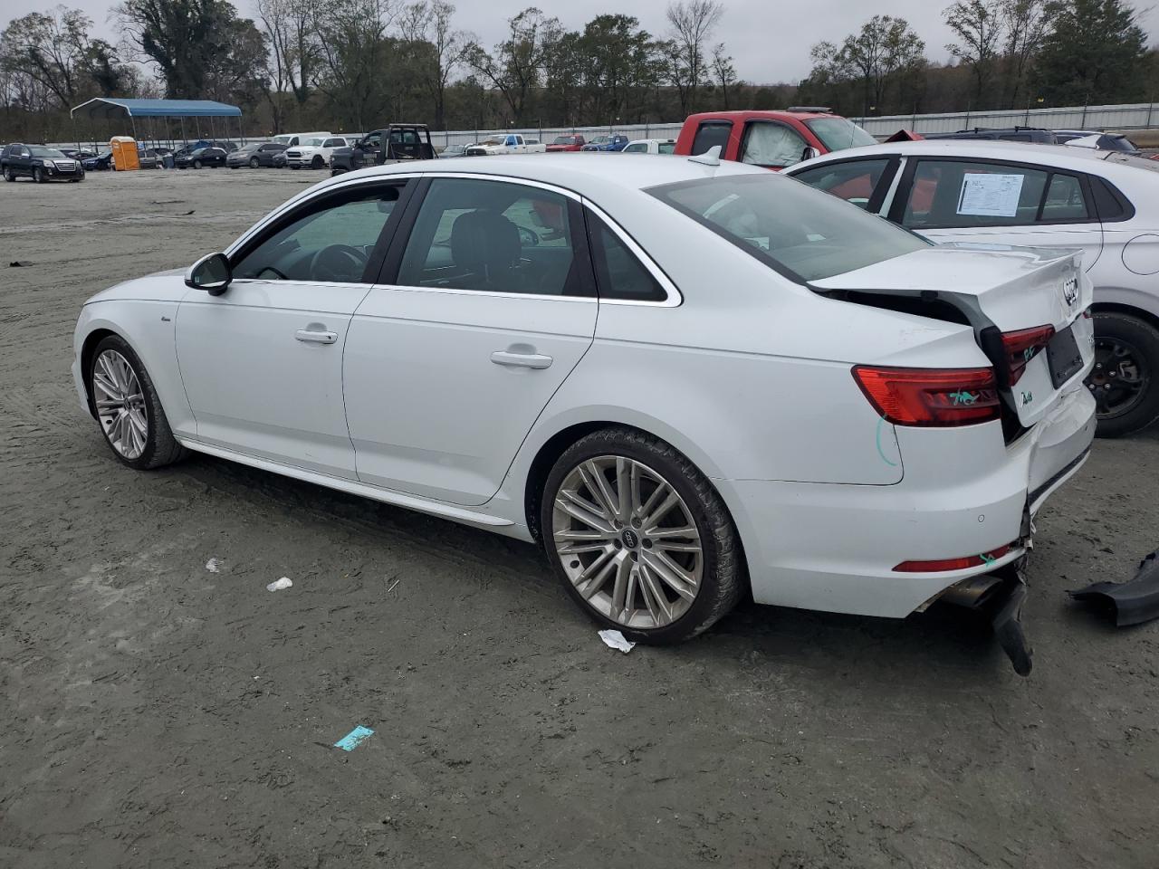 2017 Audi A4 VIN WAUENAF44HN012476 Copart auction photo, rear end damage thumbnail 2