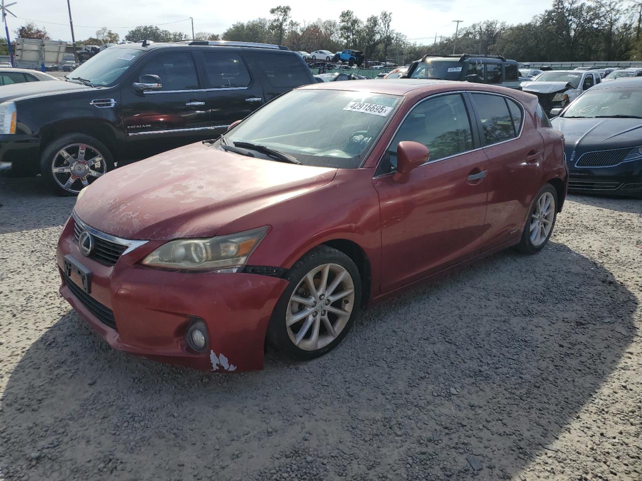 2012 Lexus CT VIN JTHKD5BHXC2086986