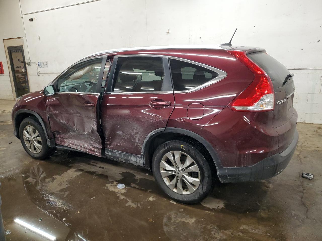 2014 Honda CR-V VIN 5J6RM4H7XEL105469 Copart auction photo, side damage thumbnail 2