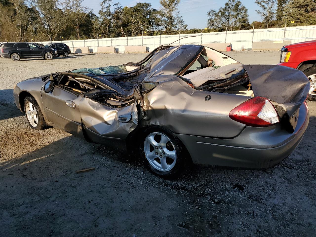 2002 Ford Taurus VIN 1FAFP55U92A116962 Copart auction photo, all over damage thumbnail 2