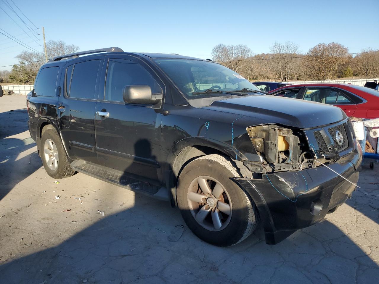 2015 Nissan Armada VIN 5N1BA0ND5FN621663 Copart auction photo, all over damage thumbnail 4