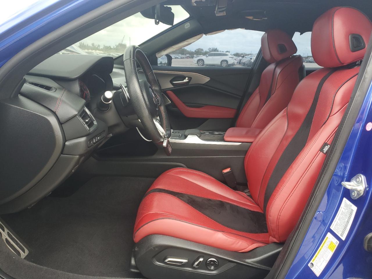 2021 Acura TLX VIN 19UUB5F56MA004051 Copart auction photo, front end / rear end damage thumbnail 7