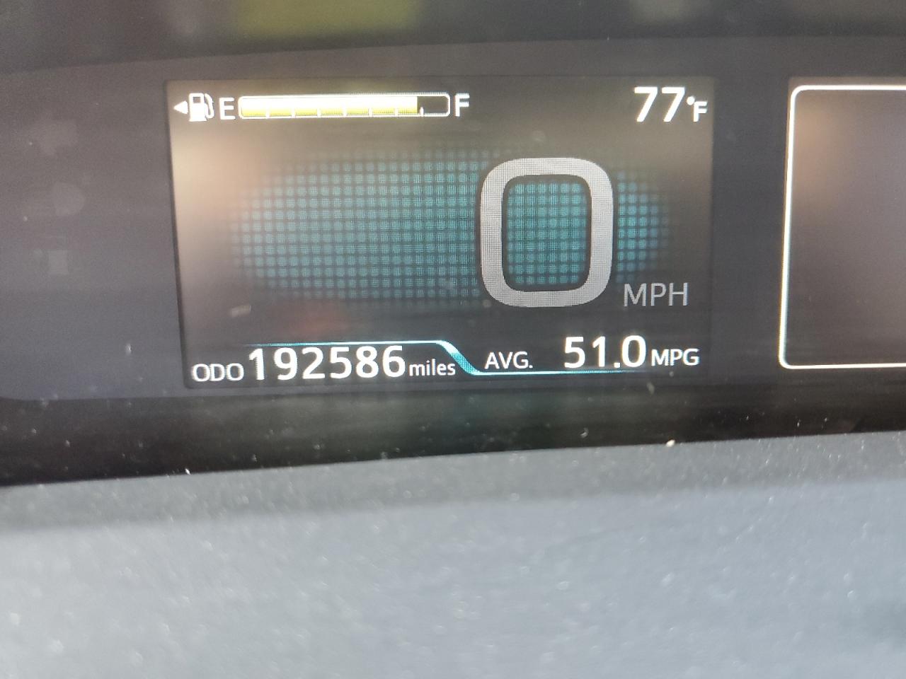2016 Toyota Prius VIN JTDKBRFU1G3009784 Copart auction photo, front end damage thumbnail 9