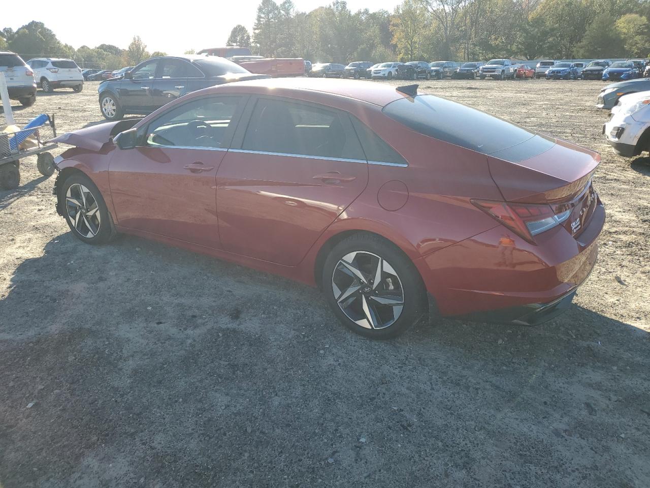 2023 Hyundai Elantra VIN KMHLP4AG2PU378024 Copart auction photo, front end / minor dent/scratches damage thumbnail 2