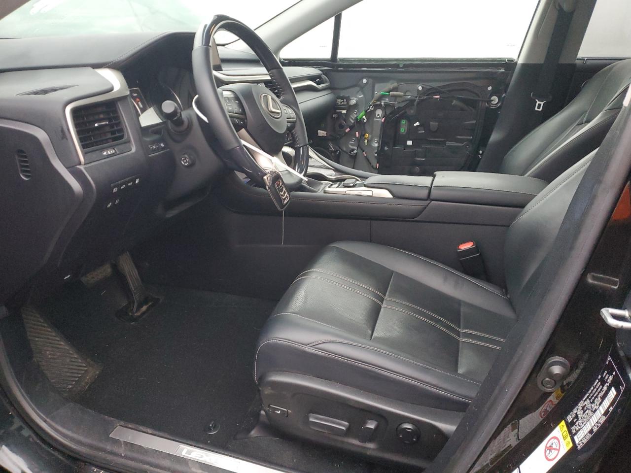 2019 Lexus RX VIN 2T2BGMCA5KC031765 Copart auction photo, front end / side damage thumbnail 7