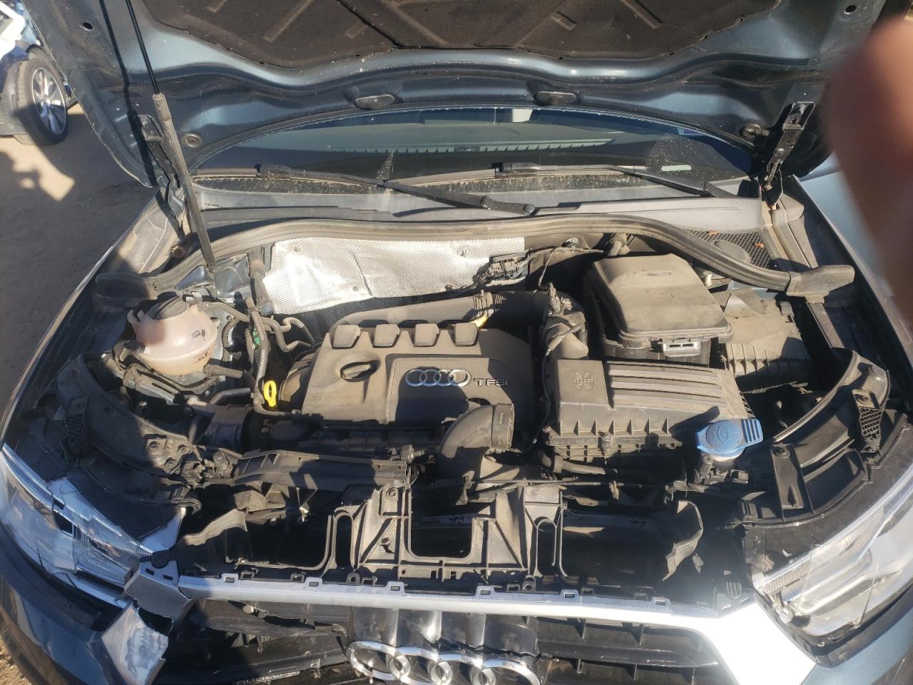 2016 Audi Q3 VIN WA1EFCFS0GR014835 Copart auction photo, front end / mechanical damage thumbnail 12