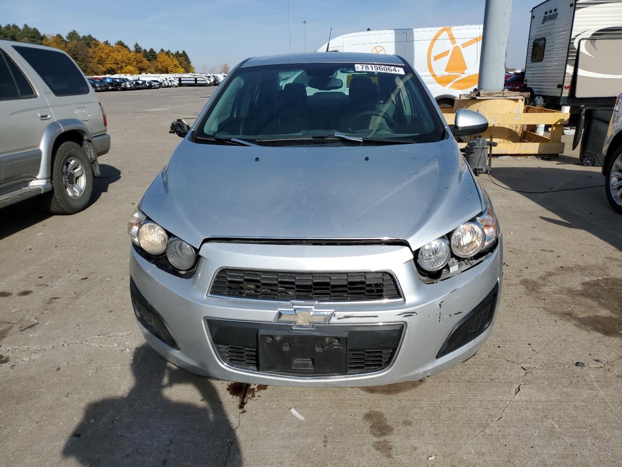2013 Chevrolet Sonic VIN 1G1JA5SH4D4135457 Copart auction photo, front end / minor dent/scratches damage thumbnail 5
