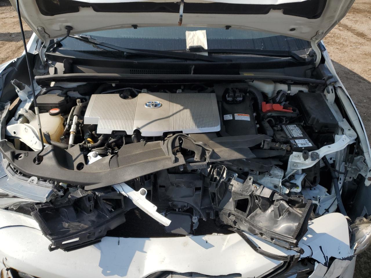 2016 Toyota Prius VIN JTDKARFU9G3014895 Copart auction photo, front end / side damage thumbnail 11