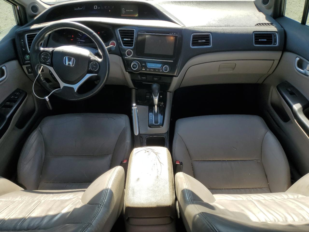 2015 Honda Civic VIN 2HGFB2F91FH525743 Copart auction photo, hail / side damage thumbnail 8
