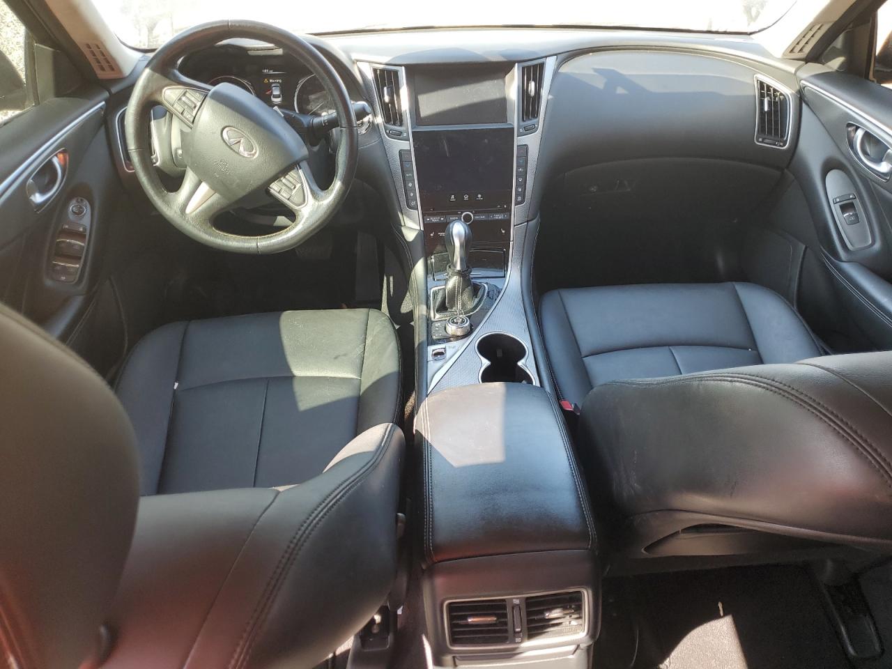 2015 Infiniti Q50 VIN JN1BV7AR7FM423033 Copart auction photo, front end / rear end damage thumbnail 8