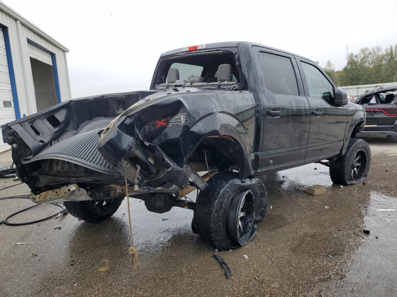 2018 Ford F-150 VIN 1FTEW1EB9JFC64580 Copart auction photo, all over damage thumbnail 3