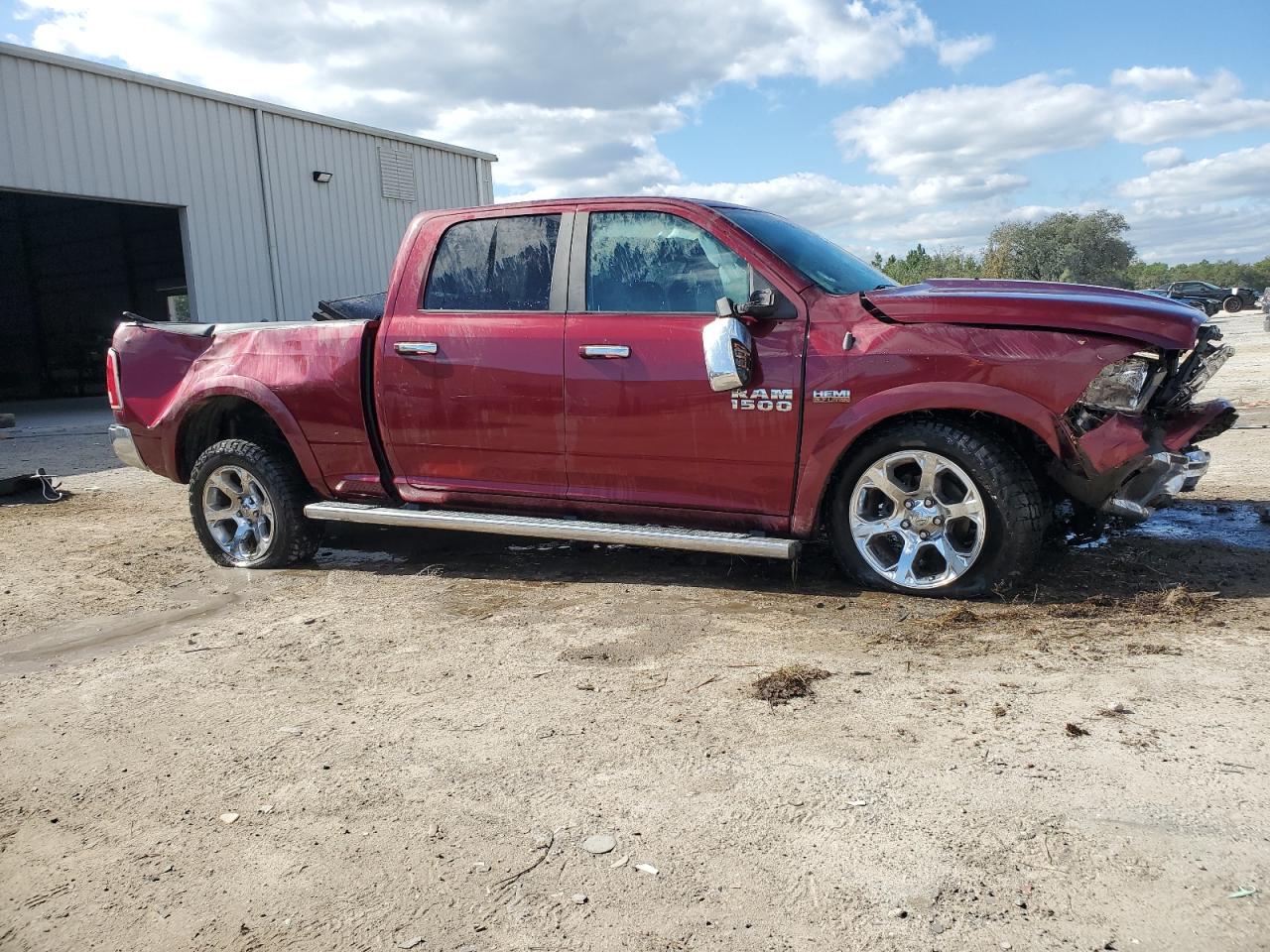 2017 RAM 1500 VIN 1C6RR7VT8HS774190 Copart auction photo, rollover damage thumbnail 4