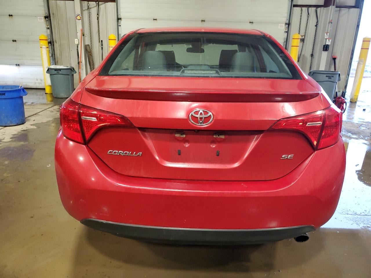 2017 Toyota Corolla VIN 5YFBURHE2HP642514 Copart auction photo, side / front end damage thumbnail 6
