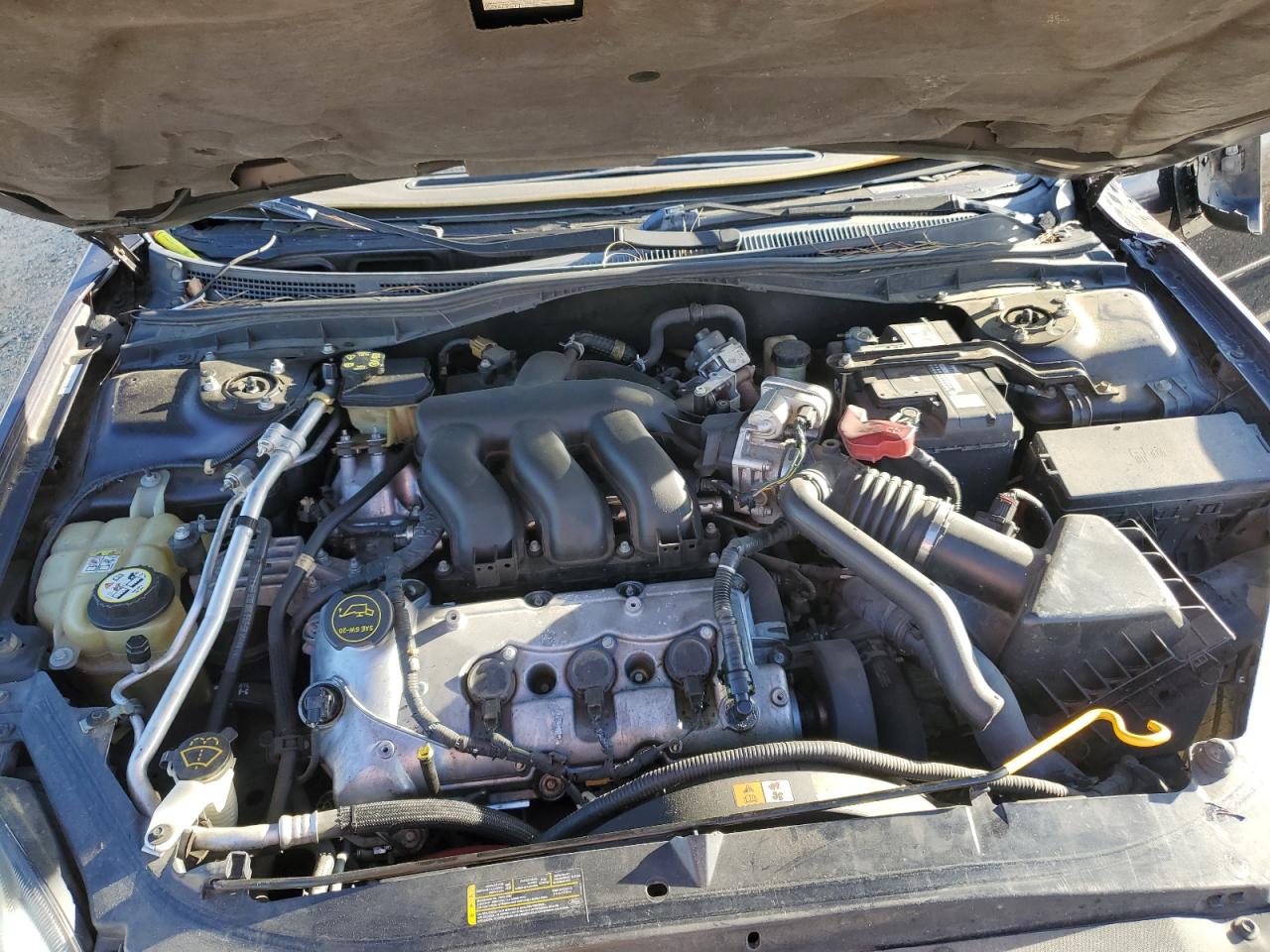 2007 Ford Fusion VIN 3FAHP08167R193671 Copart auction photo, top/roof / front end damage thumbnail 12