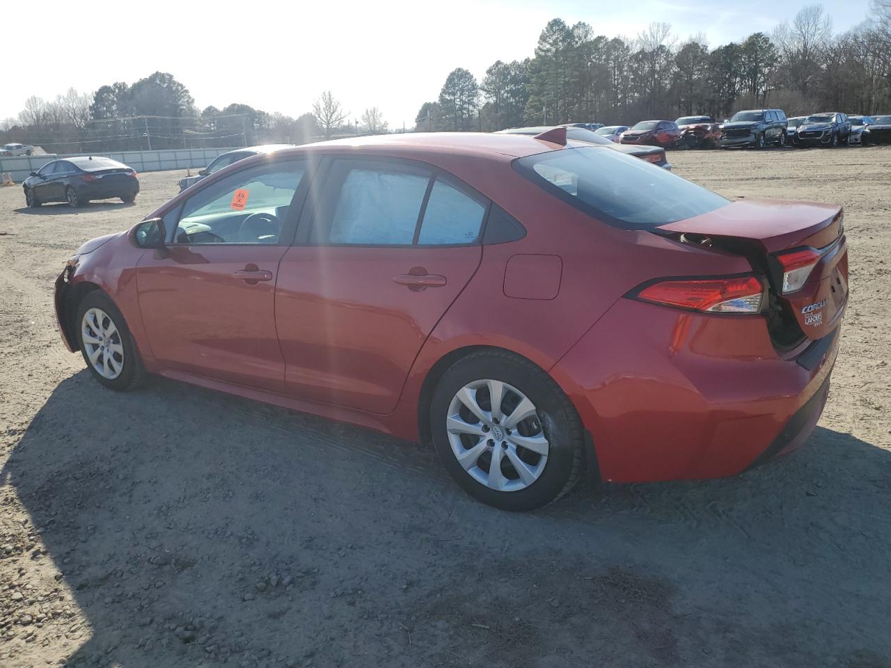 2020 Toyota Corolla VIN 5YFEPRAE4LP141227 Copart auction photo, all over damage thumbnail 2