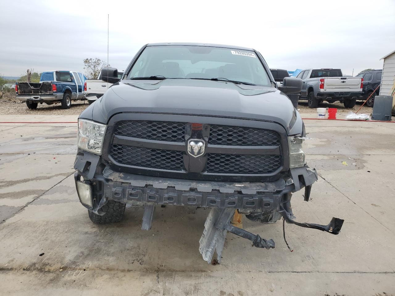 2015 RAM 1500 VIN 1C6RR6KG7FS542856 Copart auction photo, front end / hail damage thumbnail 5