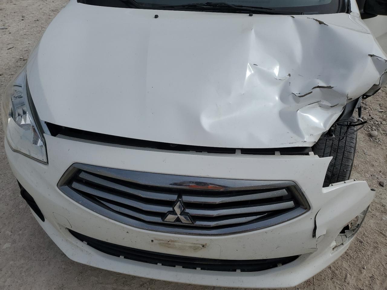 2017 Mitsubishi Mirage VIN ML32F3FJ8HHF07174 Copart auction photo, front end / side damage thumbnail 13