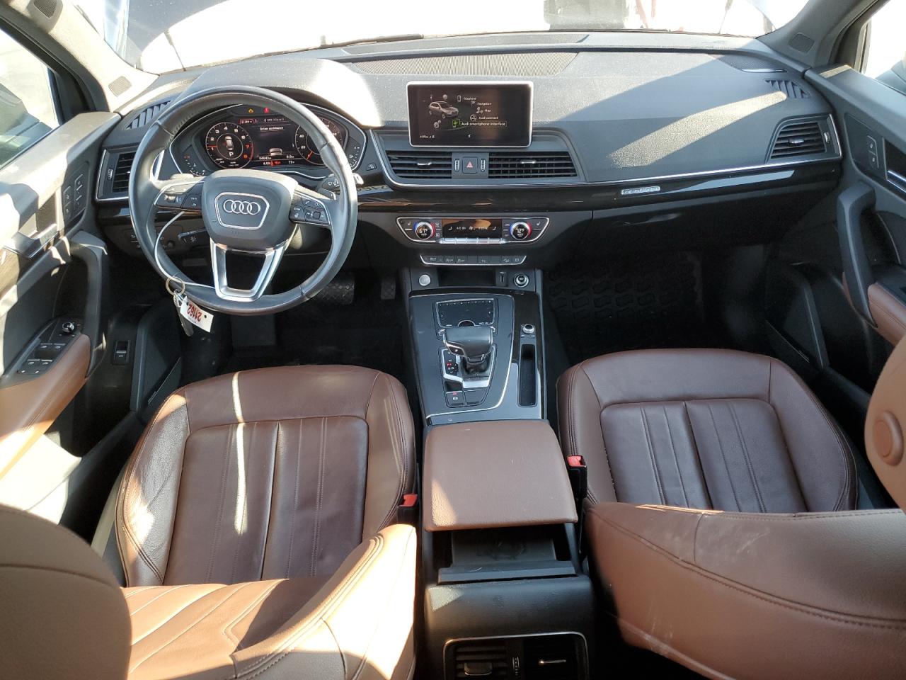 2019 Audi Q5 VIN WA1BNAFY0K2050265 Copart auction photo, front end damage thumbnail 8