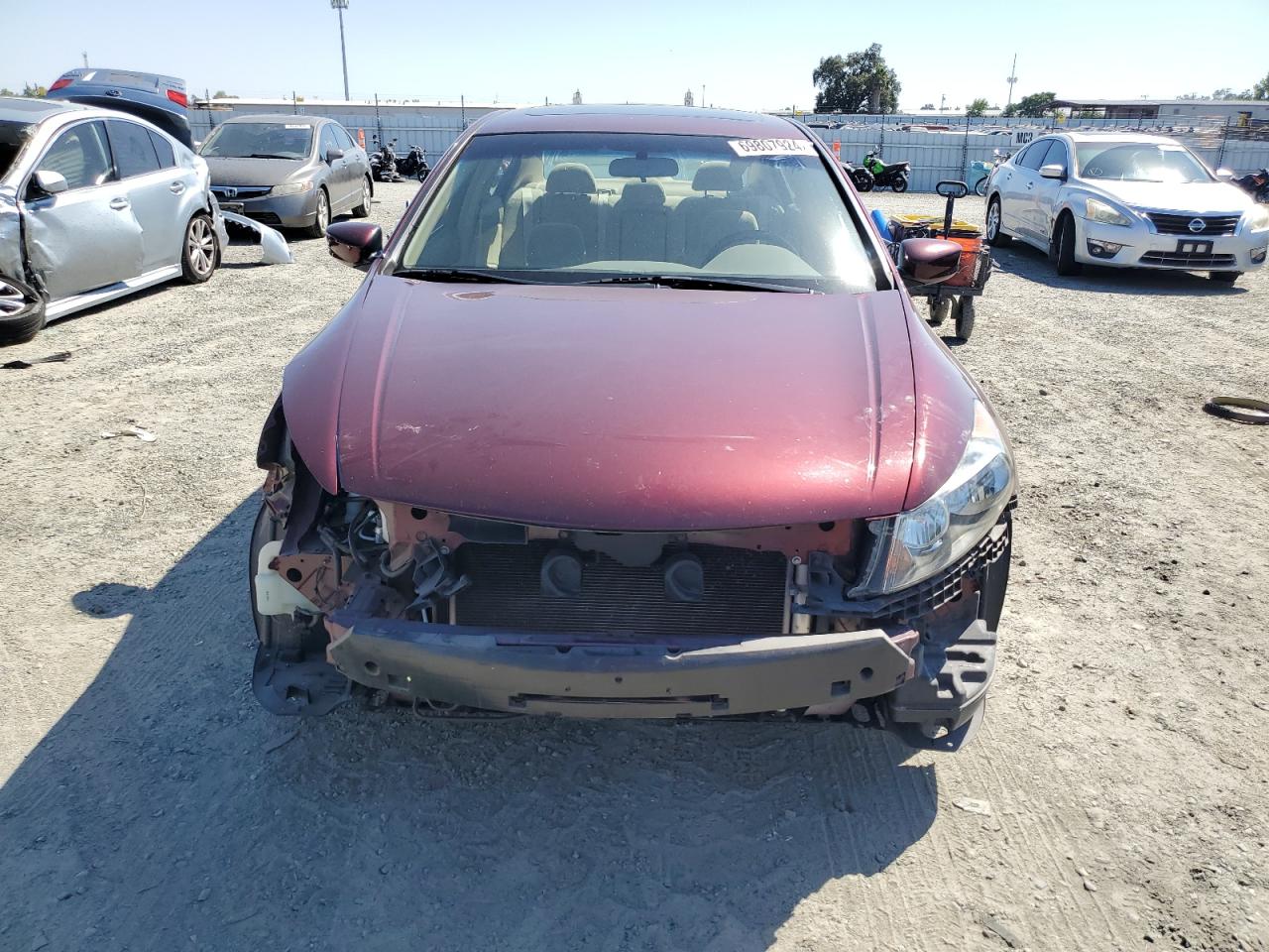 2008 Honda Accord VIN 1HGCP26728A005197 Copart auction photo, front end damage thumbnail 5