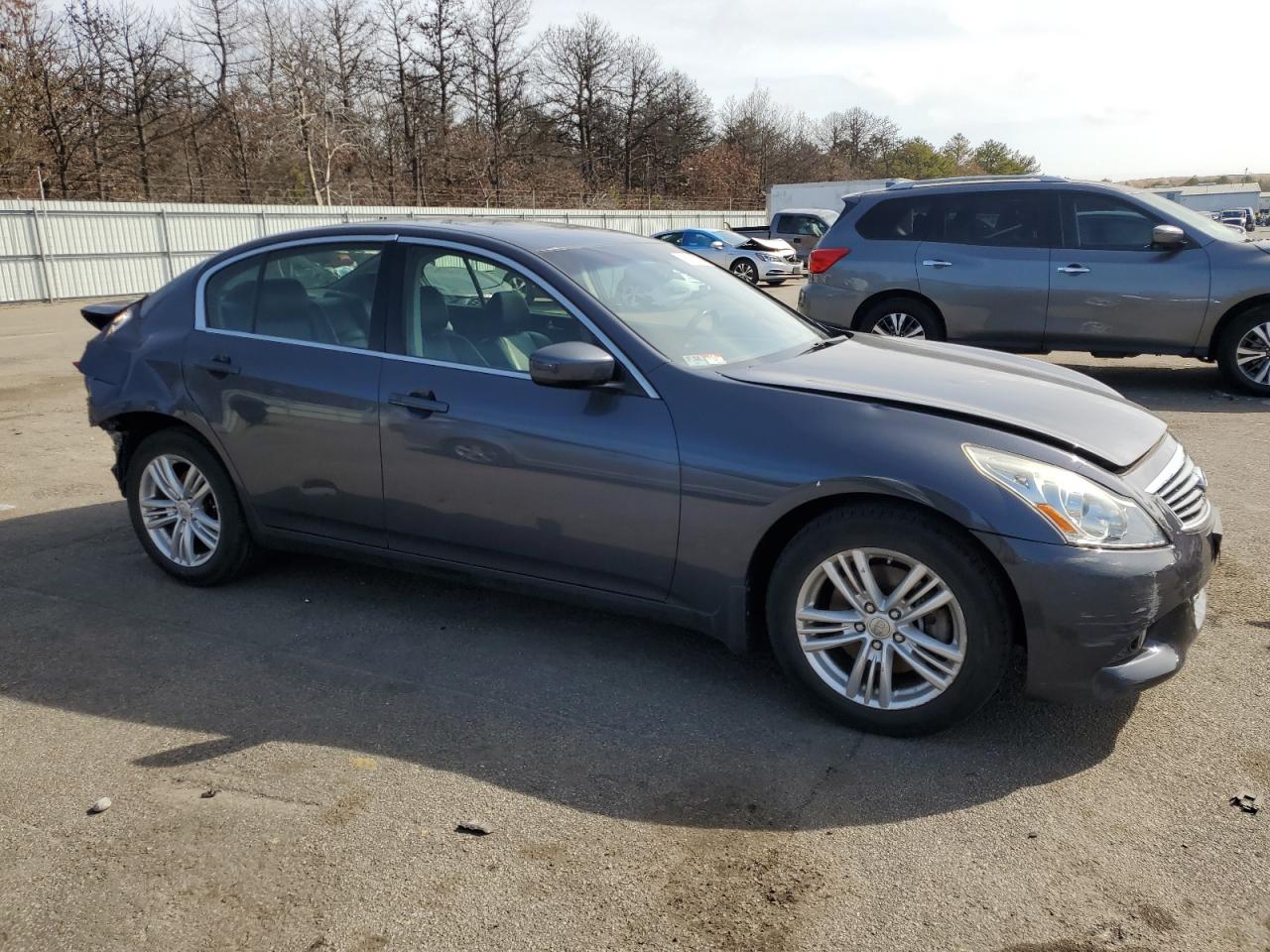 2012 Infiniti G VIN JN1CV6AR8CM973383 Copart auction photo, rear end / minor dent/scratches damage thumbnail 4