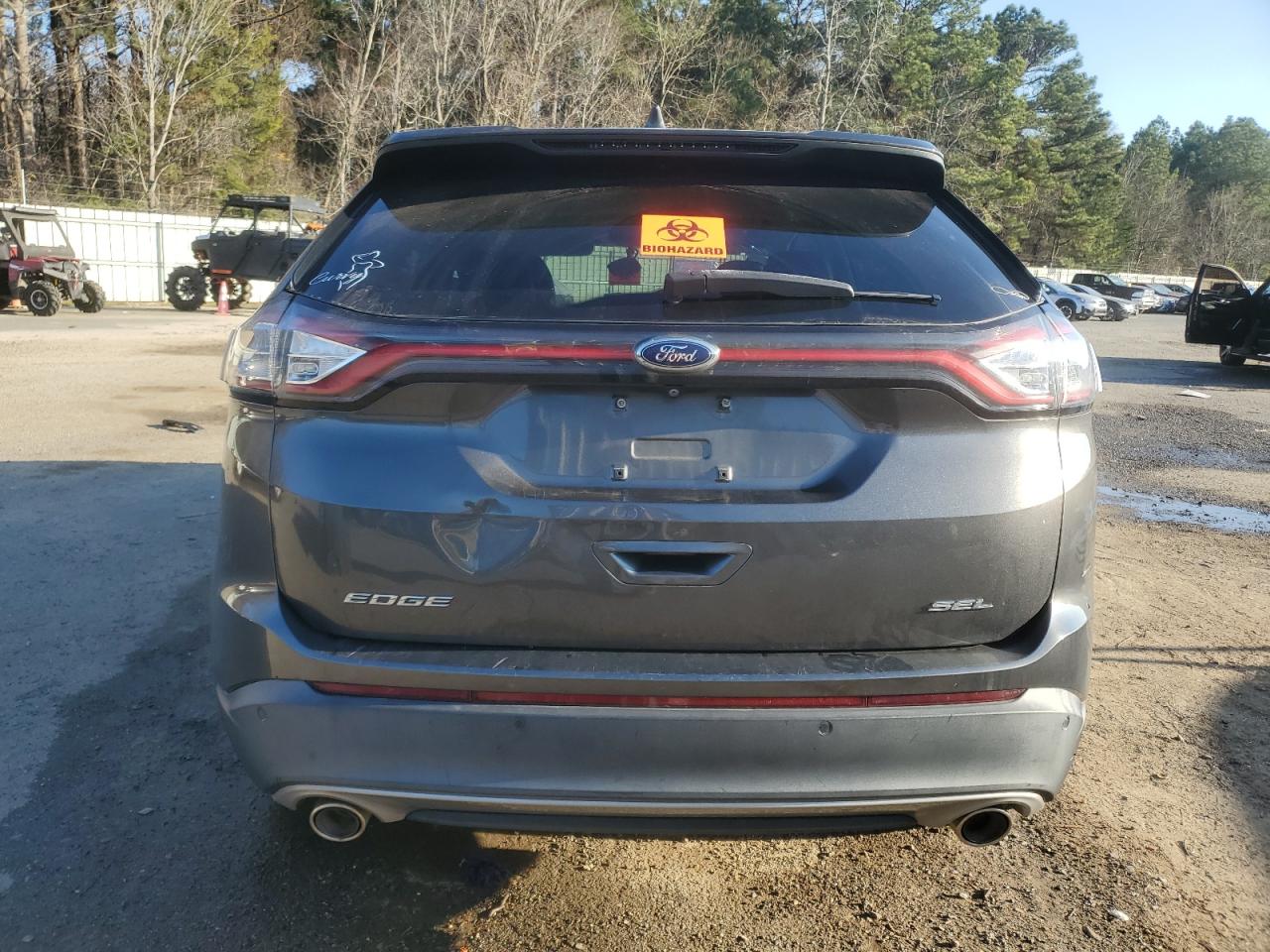 2015 Ford Edge VIN 2FMTK3J8XFBB15057 Copart auction photo, front end damage thumbnail 6