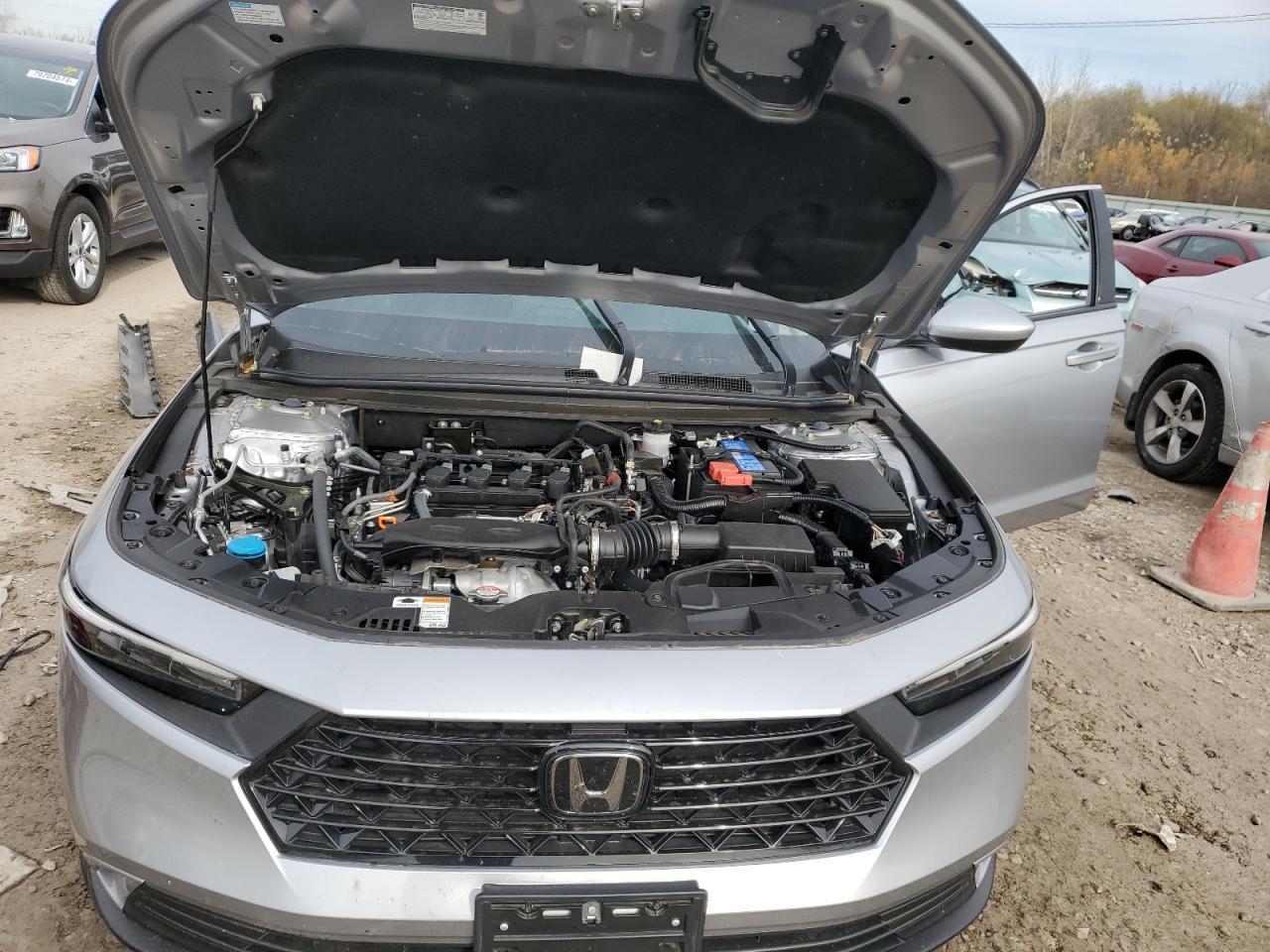 2023 Honda Accord VIN 1HGCY1F31PA001628 Copart auction photo, rear end damage thumbnail 11