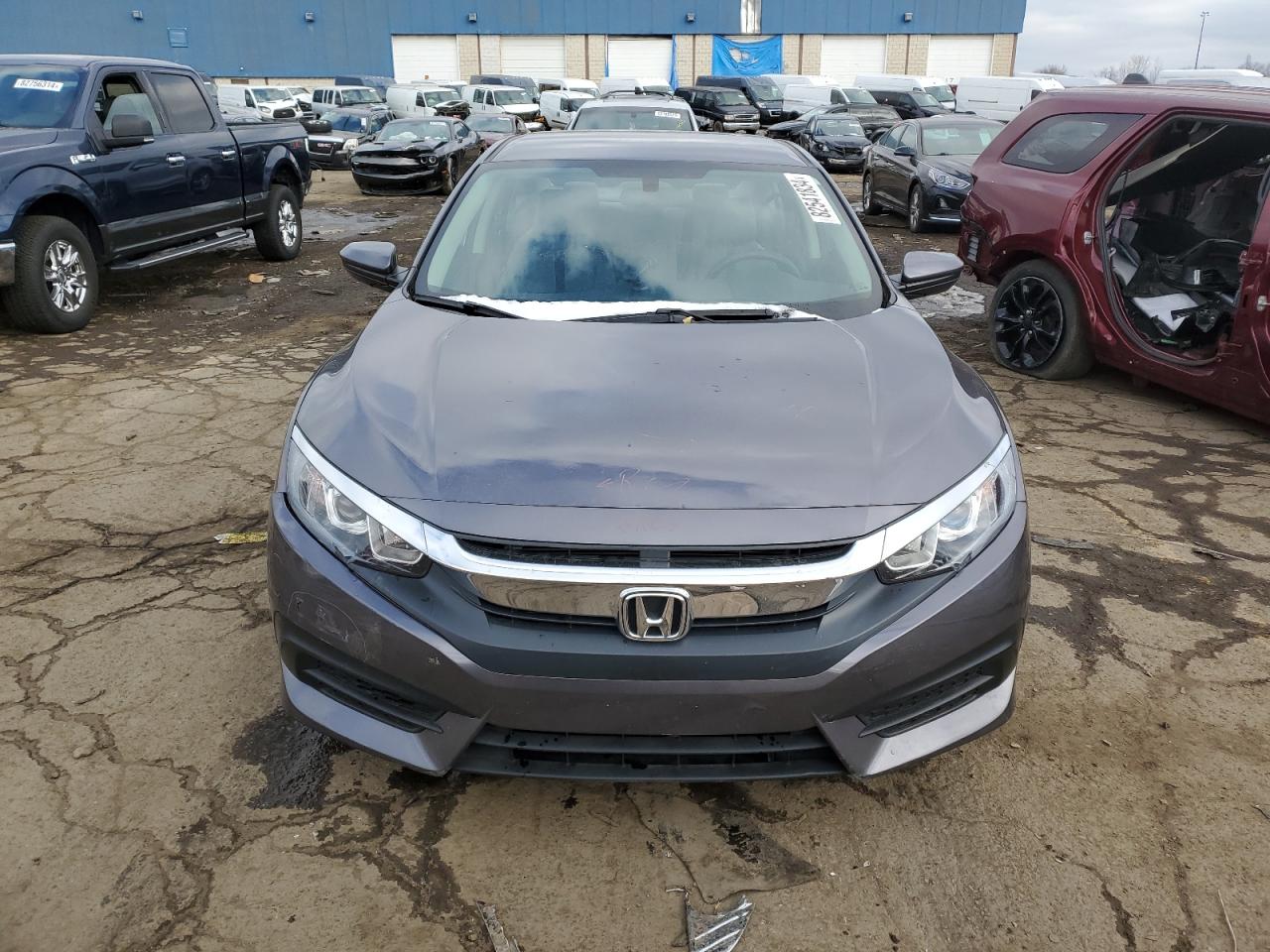 2017 Honda Civic VIN 19XFC2E50HE062163 Copart auction photo, rear end damage thumbnail 5