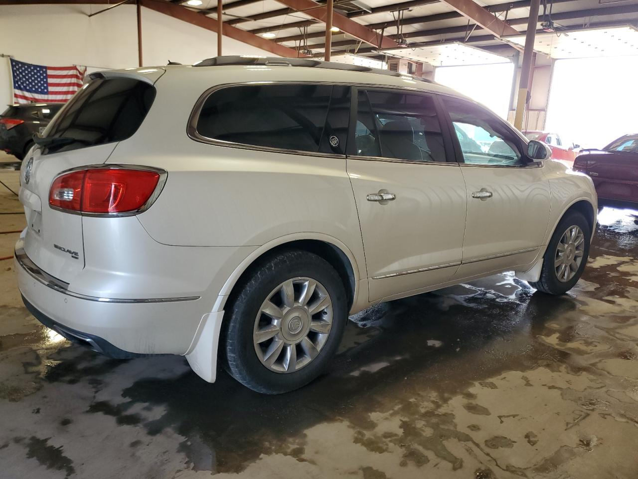 2014 Buick Enclave VIN 5GAKVBKD2EJ160924 Copart auction photo, side damage thumbnail 3