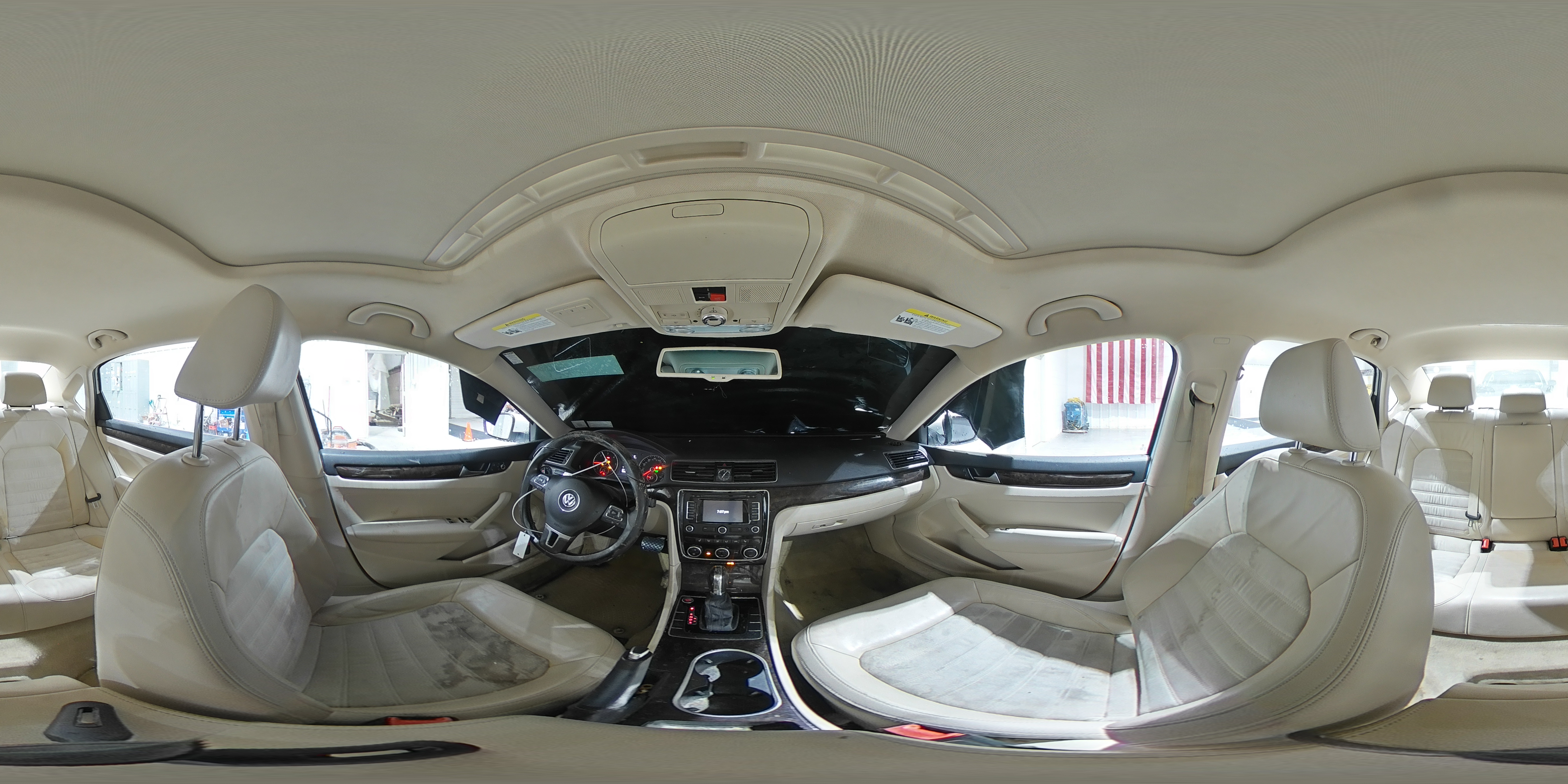 2014 Volkswagen Passat VIN 1VWCN7A34EC070183 Copart auction photo, side / front end damage thumbnail 14
