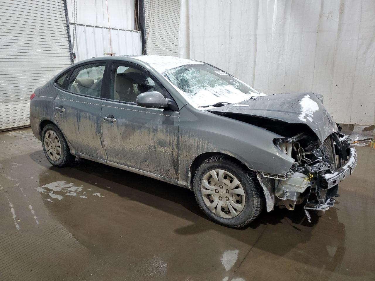 2010 Hyundai Elantra VIN KMHDU4AD5AU908965 Copart auction photo, front end damage thumbnail 4