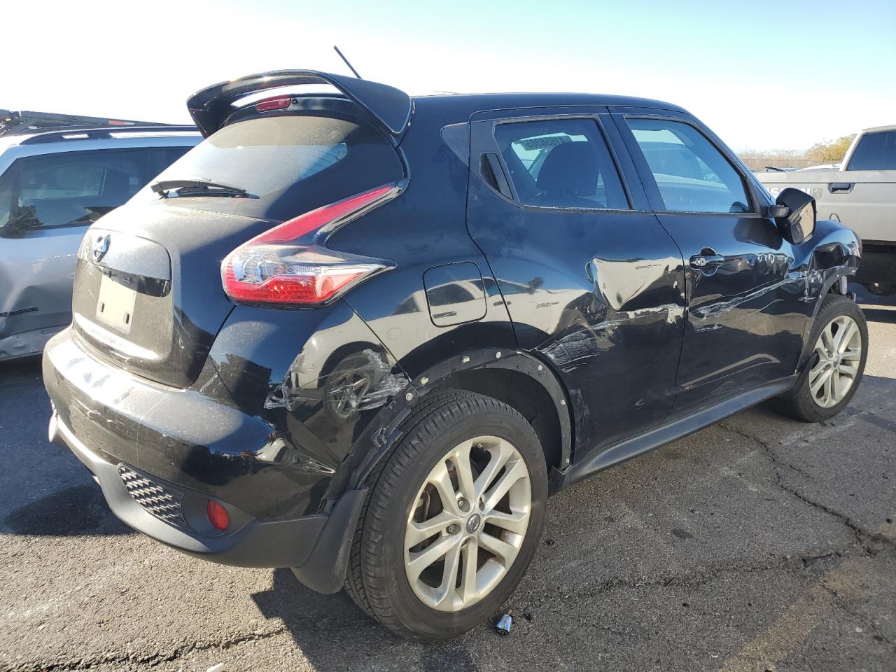2015 Nissan Juke VIN JN8AF5MR1FT506683 Copart auction photo, all over damage thumbnail 3