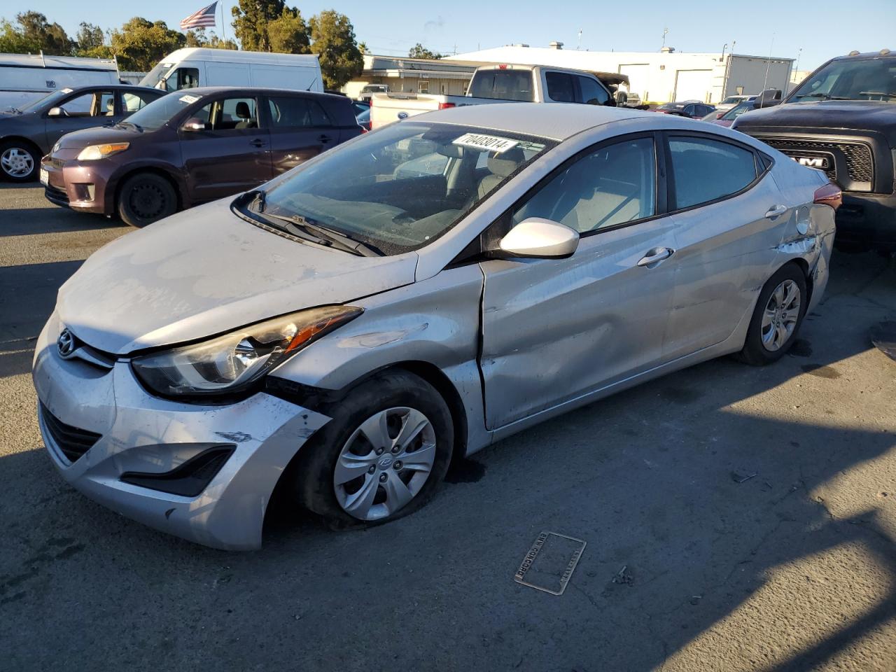 2016 Hyundai Elantra VIN KMHDH4AE4GU531065