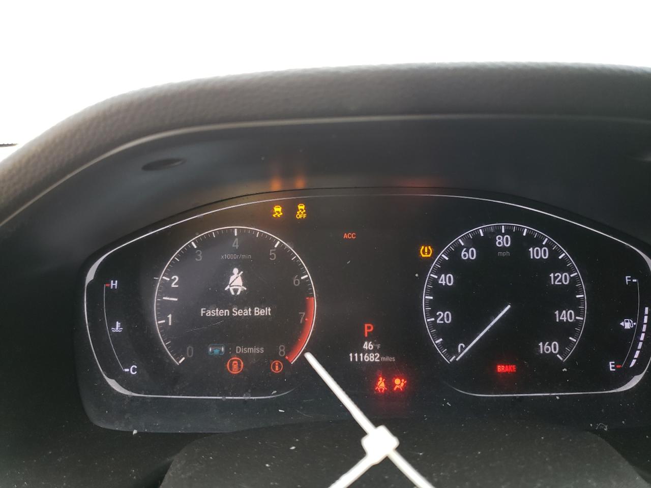 2019 Honda Accord VIN 1HGCV1F34KA010616 Copart auction photo, front end / minor dent/scratches damage thumbnail 9