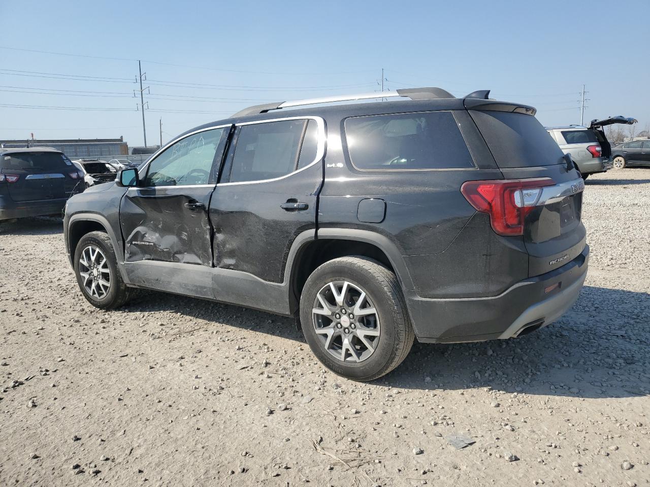 2022 GMC Acadia VIN 1GKKNKL42NZ173952 Copart auction photo, side damage thumbnail 2