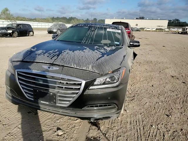 2015 Hyundai Genesis VIN KMHGN4JEXFU030914 Copart auction photo, side / rear end damage thumbnail 11