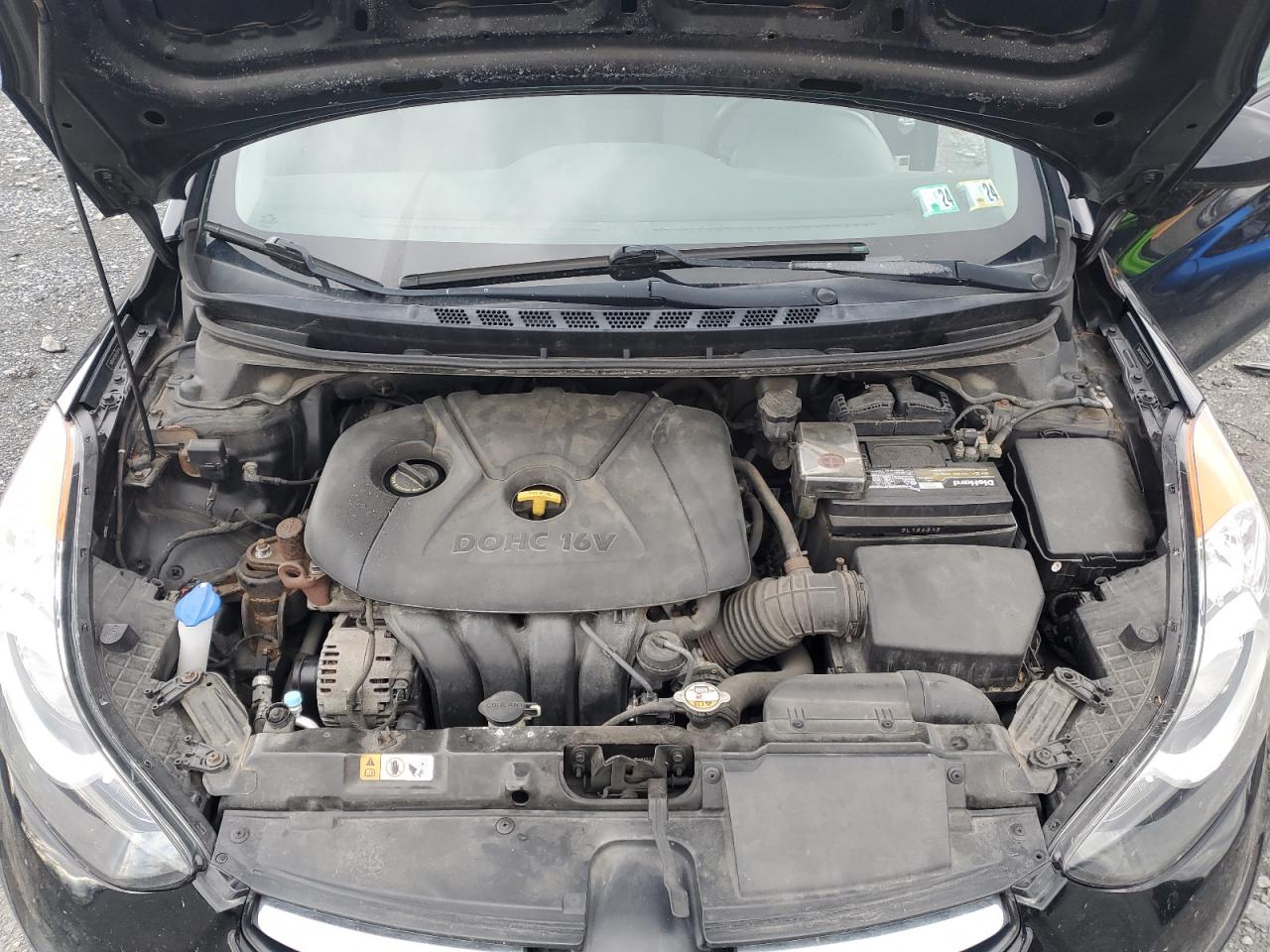 2013 Hyundai Elantra VIN 5NPDH4AEXDH329700 Copart auction photo, minor dent/scratches damage thumbnail 11