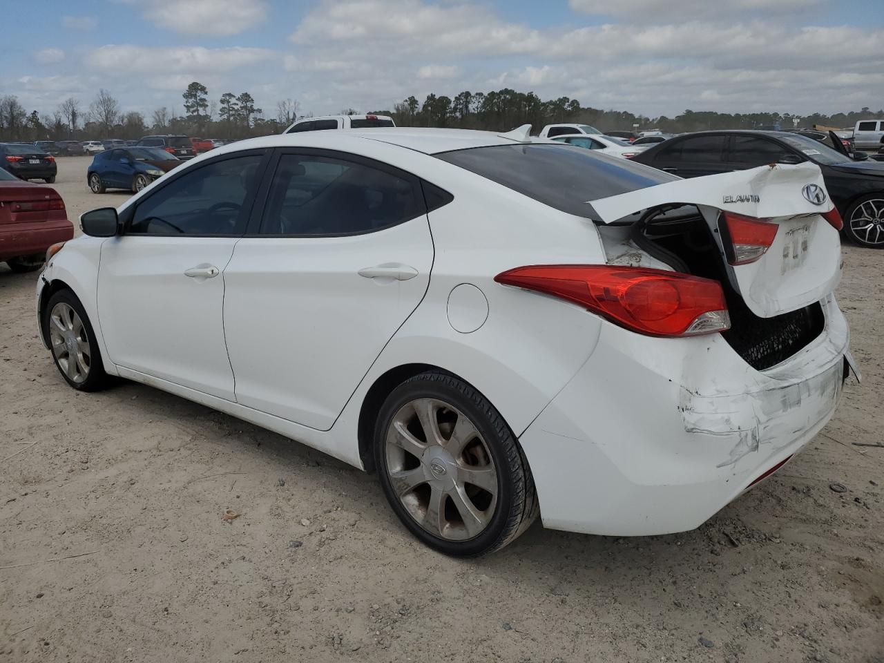 2012 Hyundai Elantra VIN 5NPDH4AE3CH123942 Copart auction photo, rear end / front end damage thumbnail 2