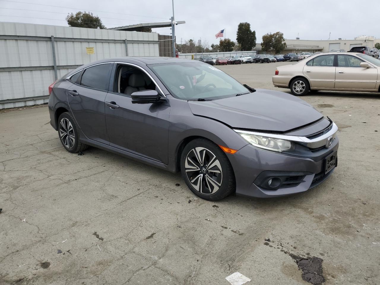 2016 Honda Civic VIN 19XFC1F74GE213126 Copart auction photo, front end damage thumbnail 4