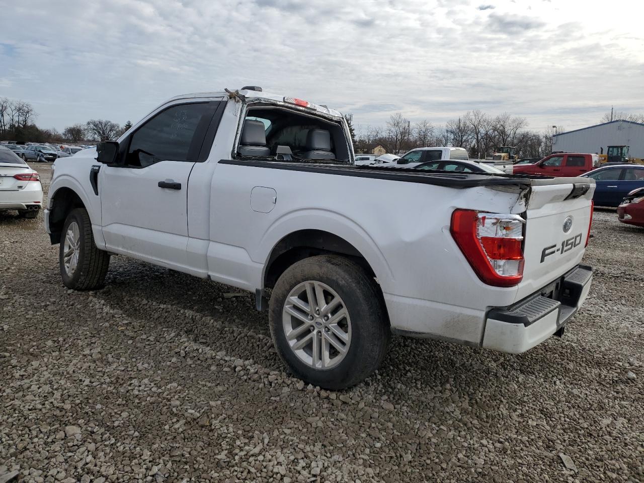2021 Ford F-150 VIN 1FTMF1C55MKD03072 Copart auction photo, rollover damage thumbnail 2