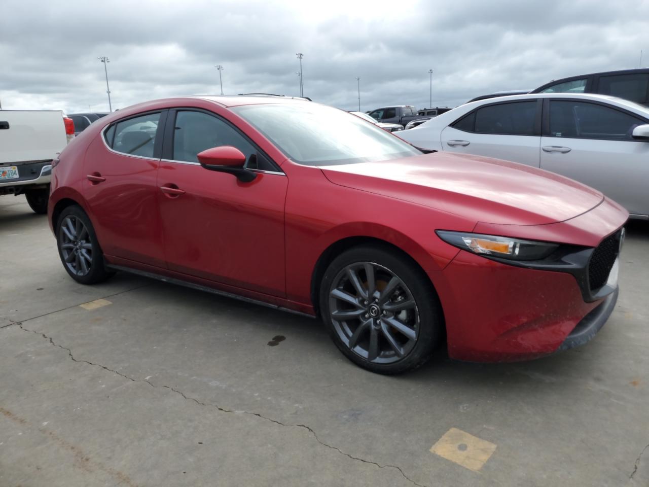 2021 Mazda 3 VIN JM1BPALL5M1301234 Copart auction photo, water/flood damage thumbnail 4