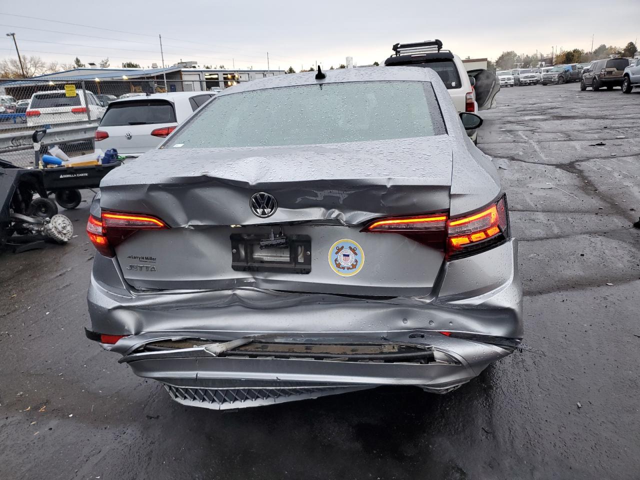 2020 Volkswagen Jetta VIN 3VWCB7BU7LM007073 Copart auction photo, rear end damage thumbnail 6