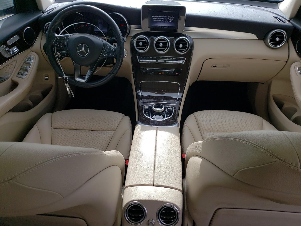 2019 Mercedes-Benz GLC VIN WDC0G4KB6KV154634 Copart auction photo, front end damage thumbnail 8