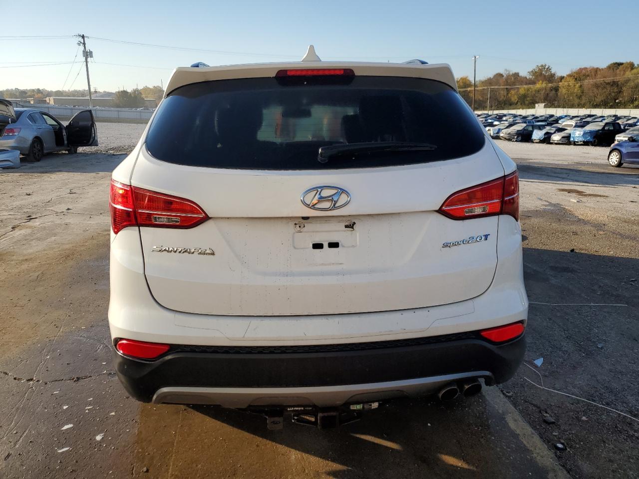 2013 Hyundai Santa Fe VIN 5XYZU3LA6DG067400 Copart auction photo, rear end damage thumbnail 6