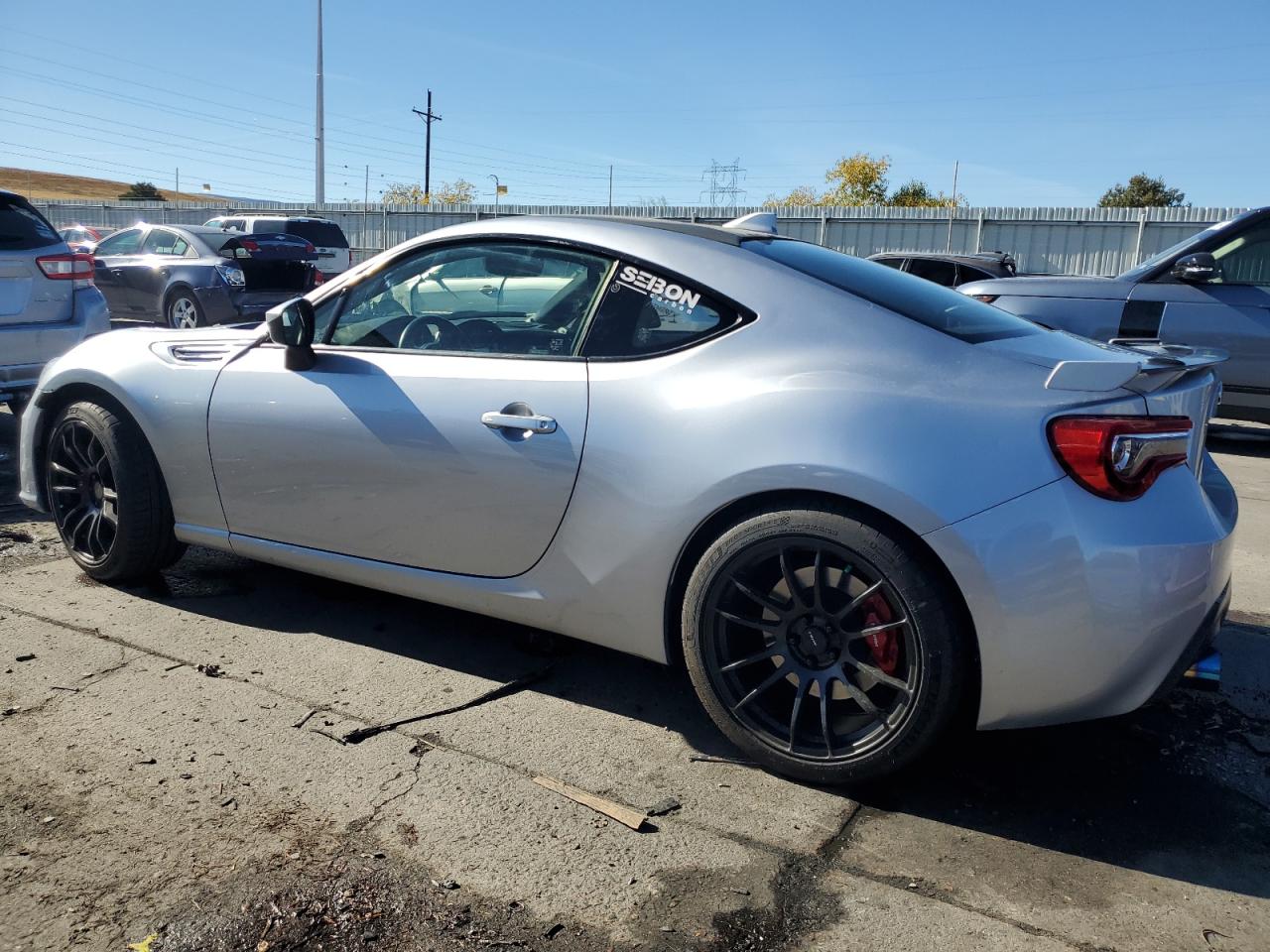 2017 Subaru BRZ VIN JF1ZCAC16H9603265 Copart auction photo, side damage thumbnail 2