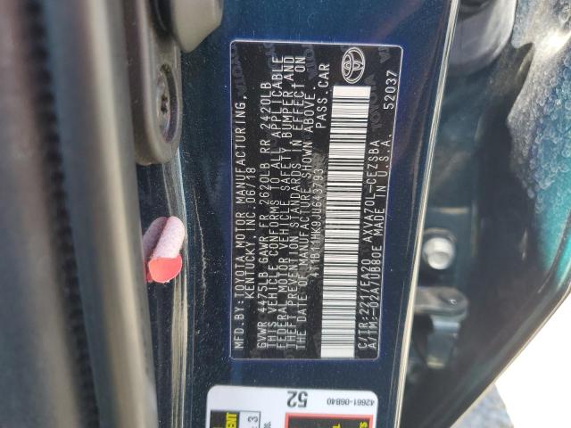 2018 Toyota Camry VIN 4T1B11HK9JU643793 Copart auction photo, side / rear end damage thumbnail 13