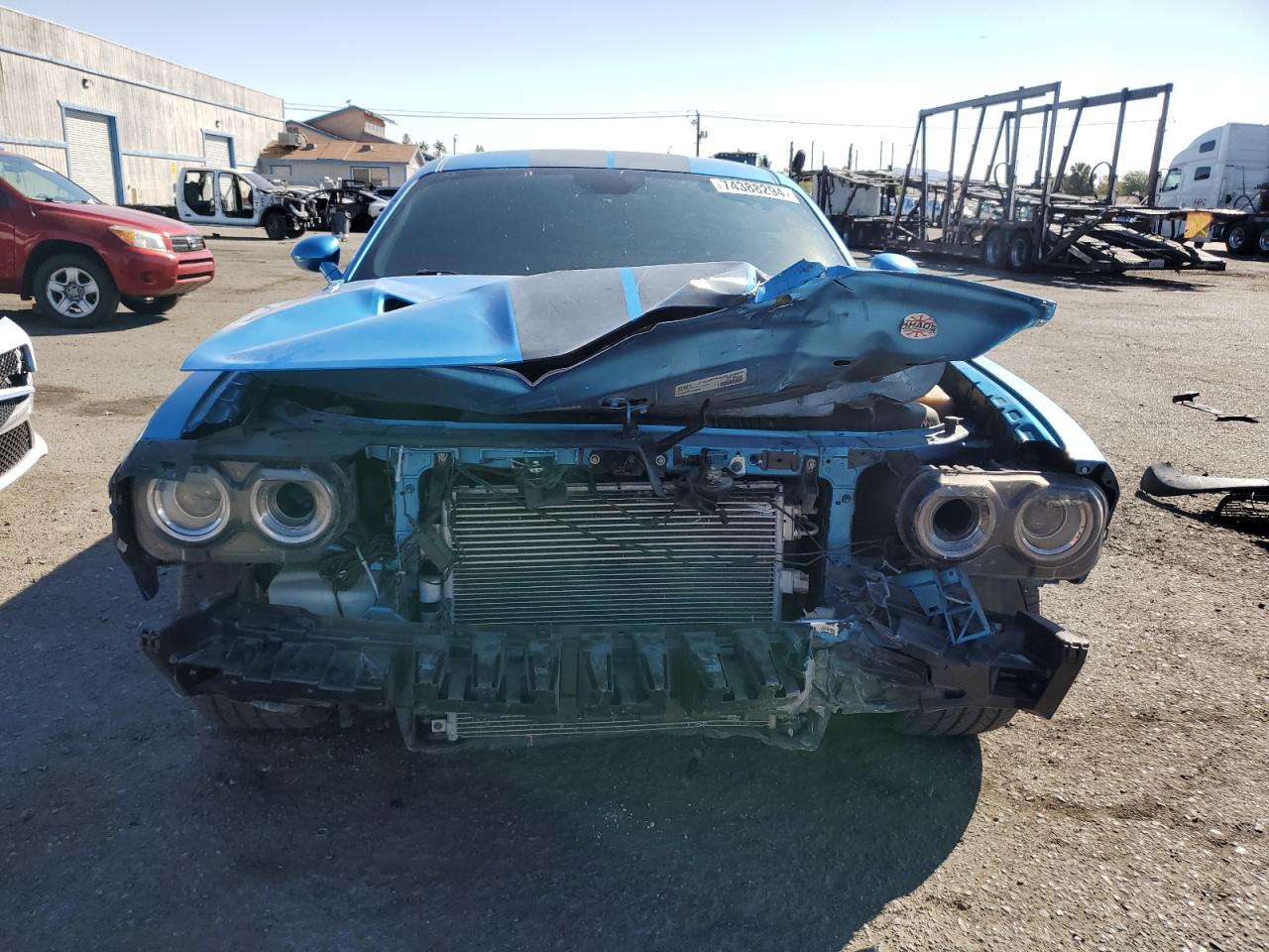 2016 Dodge Challenger VIN 2C3CDZBT8GH232532 Copart auction photo, front end damage thumbnail 5